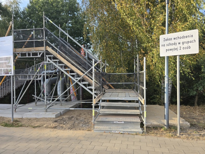 Dwie rybnickie dzielnice znów połączone. Powstała tymczasowa kładka