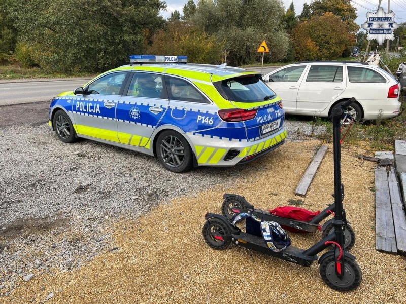 Hulajnogą z kolegą na podwójnym gazie. Mieszkaniec Rybnika odpowie przed sądem