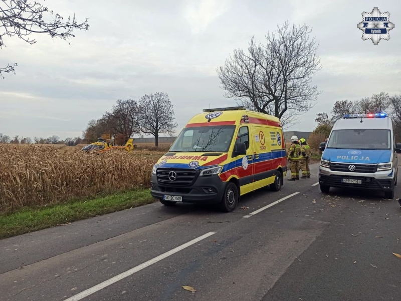 Wyprzedzanie z tragicznym skutkiem. Nie żyje motocyklista