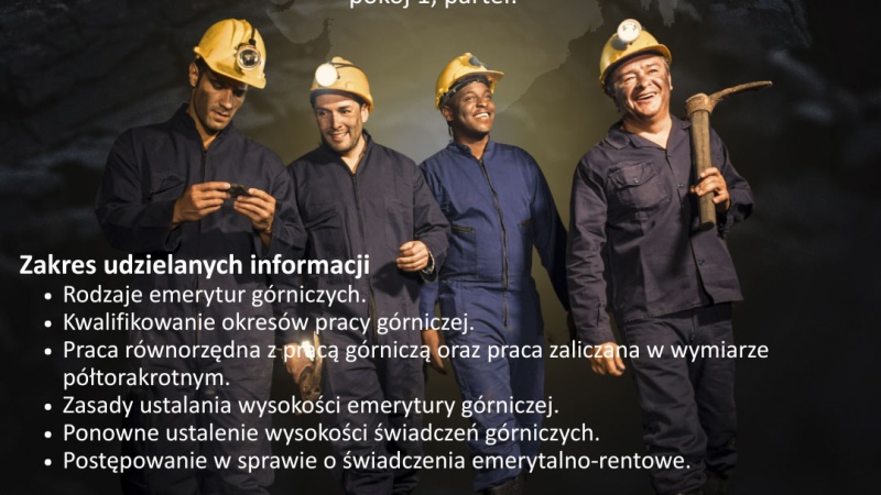 Częstsze porady w Okienku Górniczym w ZUS w Chorzowie i Dzień otwarty dla górników