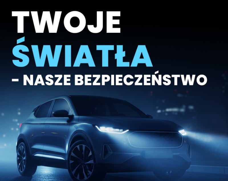 Trudny okres jesienno-zimowy. Trwa policyjna akcja Twoje Światła – Nasze Bezpieczeństwo
