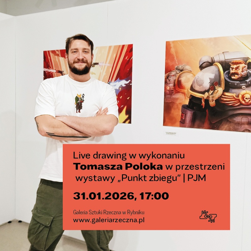 Sztuka na żywo - oprowadzanie i live drawing w Galerii Rzeczna