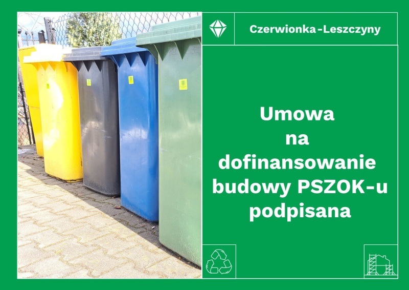 Nowoczesny PSZOK powstanie w Czerwionce-Leszczynach. Jest umowa i dofinansowanie