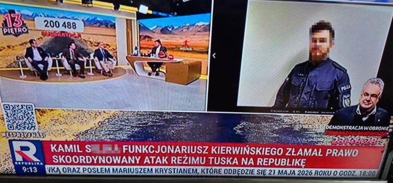Publikują zdjęcie i dane policjanta. Służby: to nieprawda i naruszenie prawa