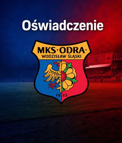 Odra Wodzisław przerywa milczenie. Jest oświadczenie po głośnym incydencie po meczu z Gotartowicami