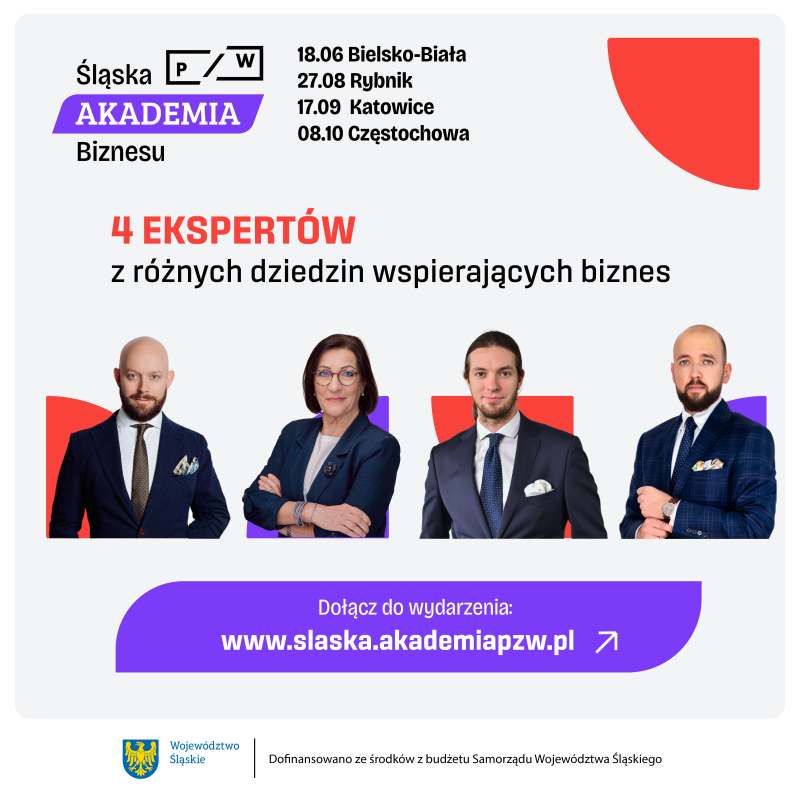 Zbuduj silną firmę w Subregionie Zachodnim. Śląska Akademia Biznesu przenosi się do Rybnika.