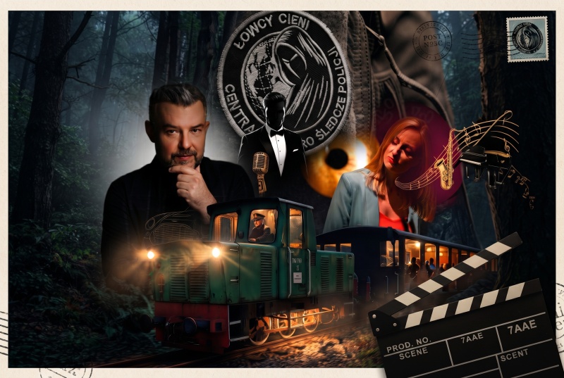 Nocy przejazd kolejką wąskotorową i koncert The Best of James Bond w starej lokomotywowni [ZAPROSZENIE]