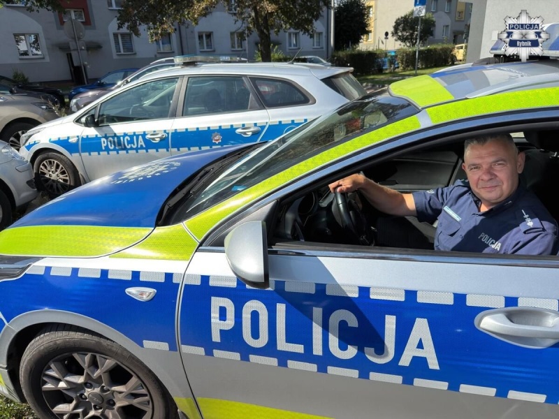 Policjant po służbie uratował motocyklistę. Natychmiast ruszył na pomoc