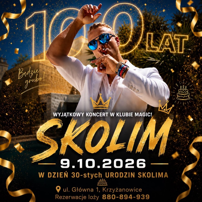30. urodziny SKOLIMA w Klubie Magic [ZAPOWIEDŹ]