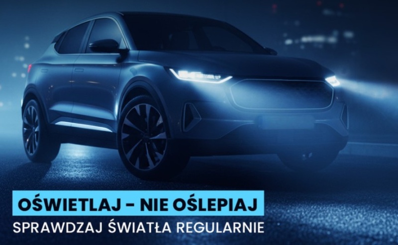 Jesień na drogach to większe zagrożenie. Sprawdź światła za darmo
