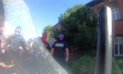 Ustawka przed meczem B klasy? Policja udaremniła starcie kibiców GKS i Odry Wodzisław [WIDEO] - Serwis informacyjny z Raciborza - naszraciborz.pl