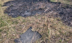 Dzielnicowi z Boguszowic ugasili pożar trawy - Serwis informacyjny z Raciborza - naszraciborz.pl