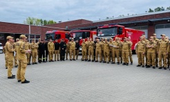 Strażacy z regionu jadą ratować Puszczę Solską. Śląska kompania w drodze na Lubelszczyznę - Serwis informacyjny z Raciborza - naszraciborz.pl