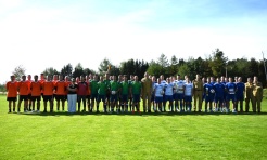 Cztery komendy, jeden puchar. Strażacy rywalizowali w Gosław Sport Center - Serwis informacyjny z Raciborza - naszraciborz.pl
