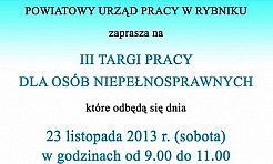 Targi Pracy dla osób niepełnosprawnych - Serwis informacyjny z Wodzisławia Śląskiego - naszwodzislaw.com