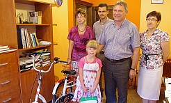 Wymarzony rower dla Wiktorii - Serwis informacyjny z Wodzisławia Śląskiego - naszwodzislaw.com