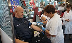 Policjanci zapraszają do oddawania krwi - Serwis informacyjny z Wodzisławia Śląskiego - naszwodzislaw.com