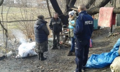 Dzielnicowi kontrolowali miejsca przebywania bezdomnych - Serwis informacyjny z Wodzisławia Śląskiego - naszwodzislaw.com