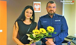 Mieszkanka Świerklan otrzymała podziękowania za wzorową postawę obywatelską - Serwis informacyjny z Wodzisławia Śląskiego - naszwodzislaw.com