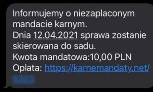 Policja ostrzega. SMS o mandacie to oszustwo! - Serwis informacyjny z Wodzisławia Śląskiego - naszwodzislaw.com