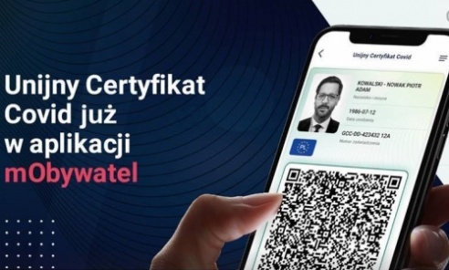 Unijny Certyfikat COVID już w aplikacji mObywatel! - Serwis informacyjny z Wodzisławia Śląskiego - naszwodzislaw.com