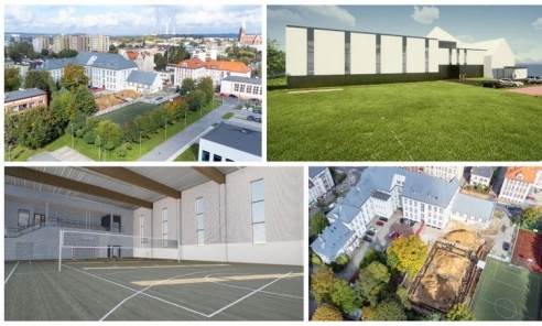 Trwa budowa sali gimnastycznej w I LO - Serwis informacyjny z Wodzisławia Śląskiego - naszwodzislaw.com