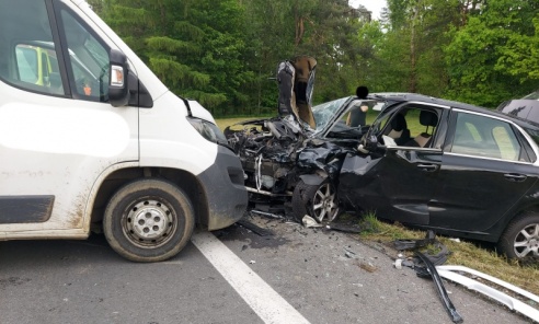 Zderzenie trzech pojazdów w Bogunicach. 27-latka trafiła do szpitala [FOTO] - Serwis informacyjny z Wodzisławia Śląskiego - naszwodzislaw.com