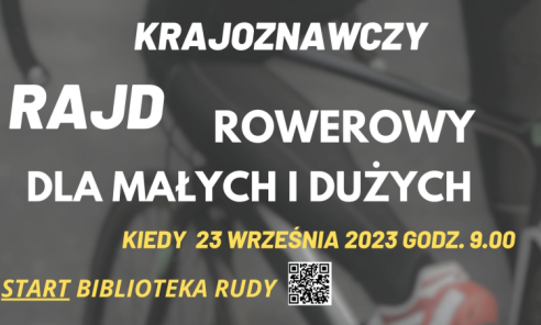 Biblioteka w Rudach zaprasza na rajd  - Serwis informacyjny z Wodzisławia Śląskiego - naszwodzislaw.com