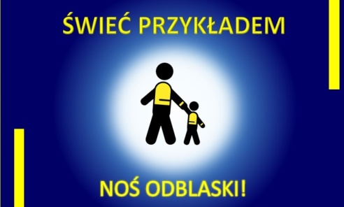 Świeć przykładem, noś odblaski. Policyjna akcja skierowana do pieszych - Serwis informacyjny z Wodzisławia Śląskiego - naszwodzislaw.com
