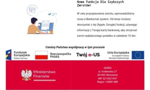 Fiskus ostrzega. E-maile o zwrocie podatku to fałszywki - Serwis informacyjny z Wodzisławia Śląskiego - naszwodzislaw.com