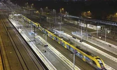Bezpieczniej i jaśniej na peronach: ponad 62 tysiące lamp LED na kolei  - Serwis informacyjny z Wodzisławia Śląskiego - naszwodzislaw.com