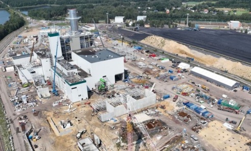 Postępy prac na budowie elektrowni w Rybniku - Serwis informacyjny z Wodzisławia Śląskiego - naszwodzislaw.com