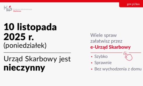 10 listopada 2025 r. urzędy skarbowe będą nieczynne - Serwis informacyjny z Rybnika - naszraciborz.pl