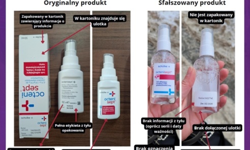 Główny Inspektor Farmaceutyczny wycofuje sfałszowany Octenisept. Ostrzeżenie dla pacjentów i aptek - Serwis informacyjny z Wodzisławia Śląskiego - naszwodzislaw.com