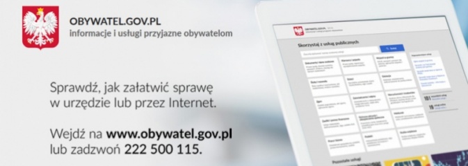 Portal obywatel.gov.pl - ponad 80 usług urzędowych w jednym miejscu - Serwis informacyjny z Wodzisławia Śląskiego - naszwodzislaw.com