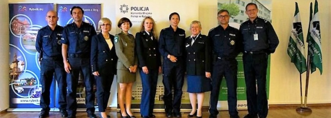 Holenderskie policjantki z wizytą w Rybniku - Serwis informacyjny z Wodzisławia Śląskiego - naszwodzislaw.com