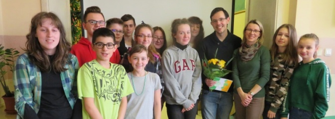 Uczniowie rybnickiej szkoły spotkali się z Irlandczykiem - Serwis informacyjny z Wodzisławia Śląskiego - naszwodzislaw.com