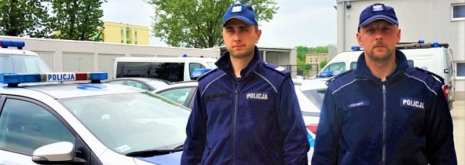 Rybniccy policjanci ugasili pożar ryzykując przy tym swe zdrowie - Serwis informacyjny z Wodzisławia Śląskiego - naszwodzislaw.com