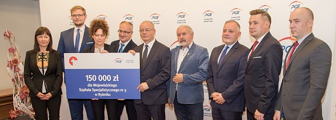 Fundacja PGE Energia Ciepła wsparła finansowo Szpital Wojewódzki w Rybniku - Serwis informacyjny z Wodzisławia Śląskiego - naszwodzislaw.com