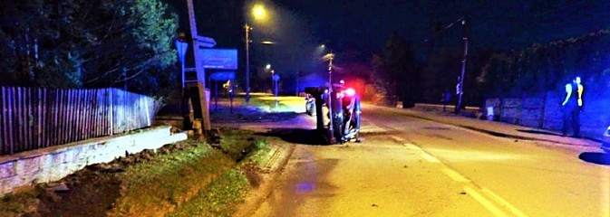 Pijany 29-latek wjechał w ogrodzenie [FOTO] - Serwis informacyjny z Wodzisławia Śląskiego - naszwodzislaw.com