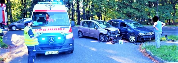 Nieustąpienie pierwszeństwa przyczyną wypadku [FOTO] - Serwis informacyjny z Wodzisławia Śląskiego - naszwodzislaw.com