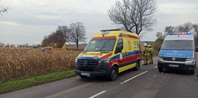 Śmierć na drodze w Stanowicach Śmierć na drodze w Stanowicach